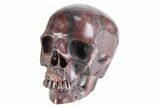 Realistic Red Picture Jasper Skull #382029-1
